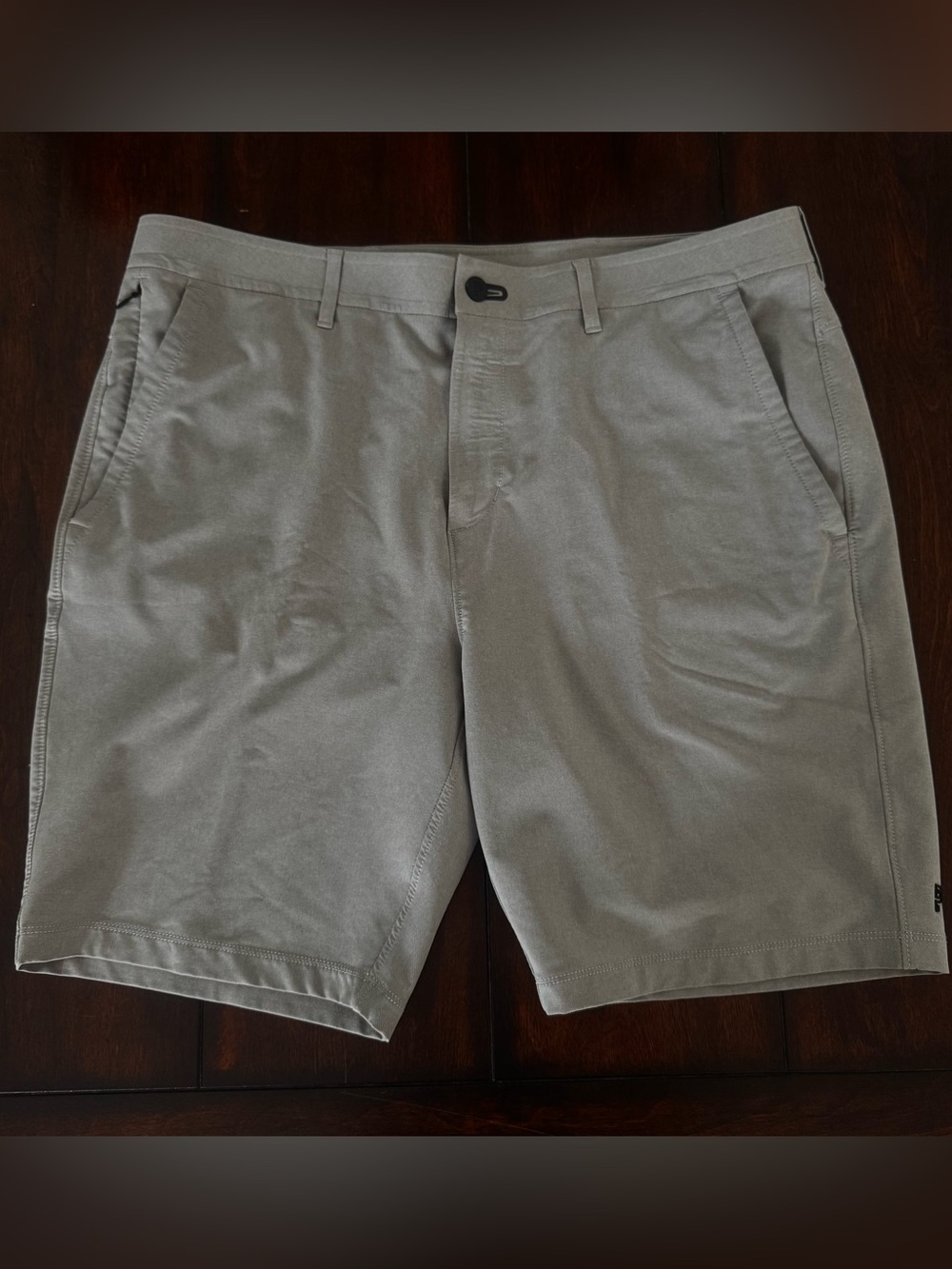 Public Rec Mens Performance Shorts 36 Gray Stretch Golf Casual Hybrid Shorts